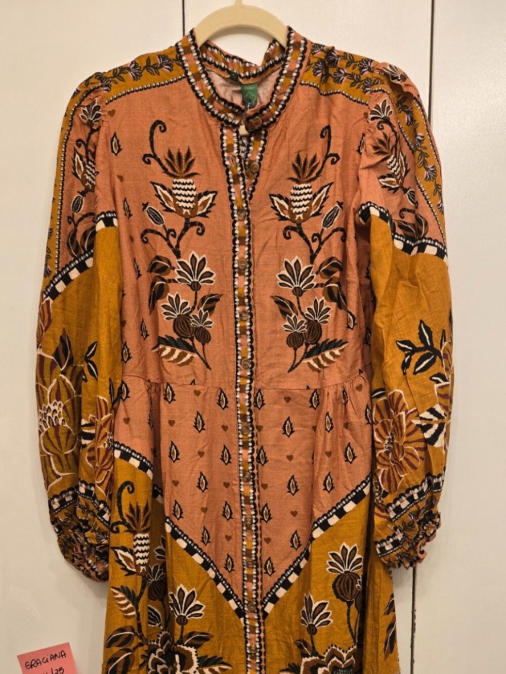 Rare Fabulous FARM Rio Ainika Flora Maxi Dress XS NWT - Brazil Line Exclusive!!! - Picture 8 of 8